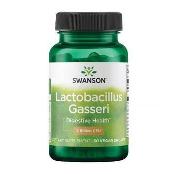 Лактобацили Гассері Swanson Lactobacillus Gasseri 3 Billion Cfu - 60 рослинних капсул 2023-10-5870 фото