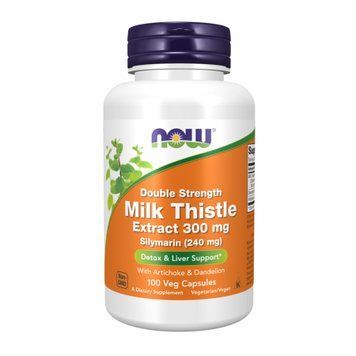 Силімарин розторопша Now Foods Silymarin Milk Thistle 300mg - 100 капсул 2022-10-0713 фото