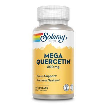 Кверцетин Solaray Mega Quercetin 600mg - 60 капсул 2022-10-1795 фото