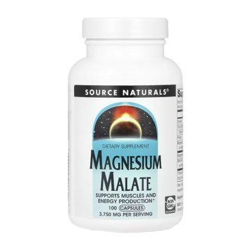 Малат магнію Source Naturals Magnesium Malate 625mg - 100 капсул 2023-10-4626 фото