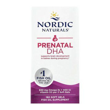 Омега-3 для вагітних Nordic Naturals Prenatal DHA - 180 м'яких капсул 2023-10-5967 фото
