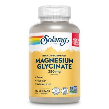 Гліцинат магнію Solaray Magnesium Glycinate 350mg - 120 рослинних капсул 2022-10-1798 фото
