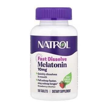 Мелатонін 10 мг NATROL Melatonin 10mg - 100 таблеток 2023-10-6220 фото