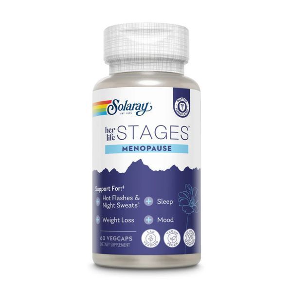 Комплекс для підтримки жінок під час менопаузи Solaray Womens Health Menopause - 60 рослинних капсул 2023-10-2418 фото