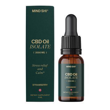 CBD Oil Isolate 2000 mg Strawberry - 10 ml (До 01.27) 2024-11-0833 фото