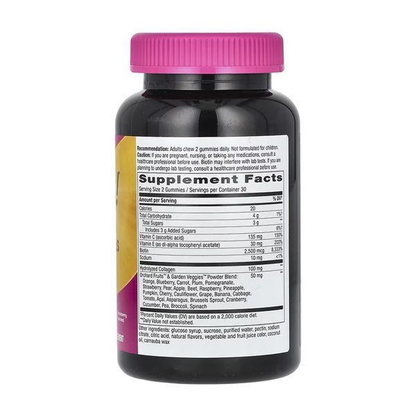 Желейки для волосся, шкіри та нігтів Nature's Way Hair, Skin & Nail Gummy - 60 желейок 2023-10-6381 фото