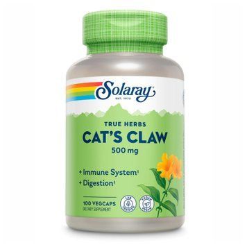 Котячий кіготь Solaray Cat's Claw 500mg - 100 капсул 2022-10-1015 фото