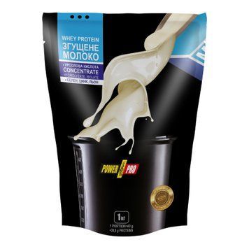 Сироватковий протеїн Power Pro Whey Protein - 1000g Згущене молоко 2022-10-2517 фото