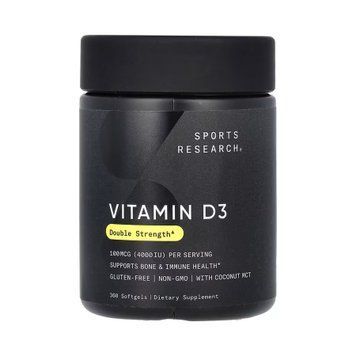 Вітамін D3 Sports Research Vitamin D3 4000IU - 360 м'яких капсул 2023-10-6657 фото