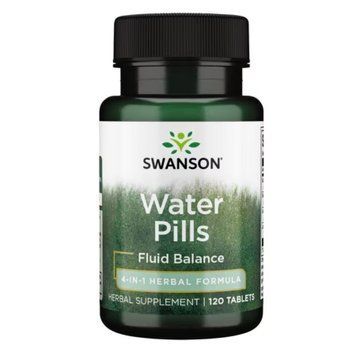 Комплекс для виведення рідини (діуретик) Swanson Water Pills - 120 таблеток 100-76-1776106-20 фото