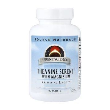 L-теанін заспокійливий Source Naturals Serene Science&reg; Theanine Serene&reg; - 60 таблеток 2023-10-6147 фото