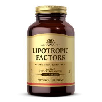 Ліпотропні фактори Solgar Lipotropic Factors - 100 таблеток 2022-10-1533 фото