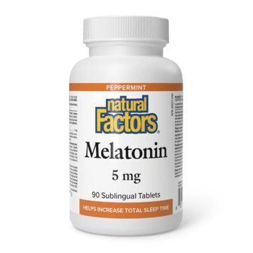 Мелатонін Natural Factors Melatonin 5mg - 90 таблеток 2023-10-5750 фото