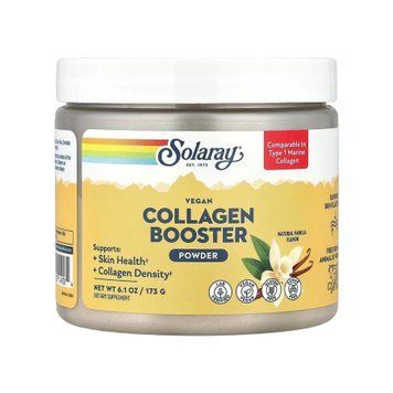 Веганський бустер колагену Solaray Vegan Collagen Booster ваніль порошок, 173 г 2023-10-5845 фото