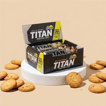 Протеїновий батончик FitWin TITAN BAR Масляне Печиво - 9х85г 2024-11-0767 фото