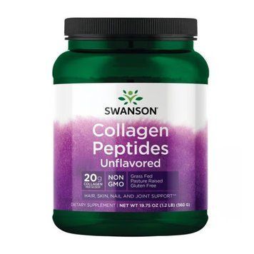 Пептиди колагену Swanson Collagen Peptides без смаку порошок 1 та 3 тип, 560 г 2023-10-5717 фото