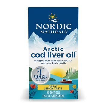 Риб'ячий жир печінки арктичної тріски (Arctic Cod Liver Oil) Nordic Naturals 90 м'яких капсул 2023-10-5974 фото