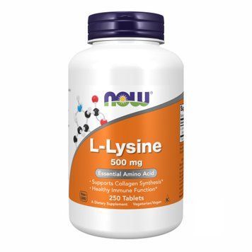 Лізин Now Foods Lysine 500mg - 250 tabletok 2022-09-1167 фото