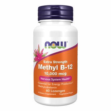 Метил B-12 у пастилках Now Foods Methyl B-12 10000mcg - 60 пастилок 100-99-7519639-20 фото