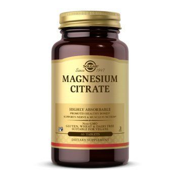Цитрат магнію Solgar Magnesium Citrate - 60 таблеток 2023-10-4127 фото