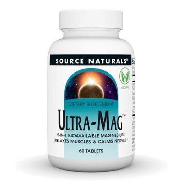 Магній Source Naturals Ultra-Mag Magnesium Complex - 60 tabs 2023-10-2353 фото
