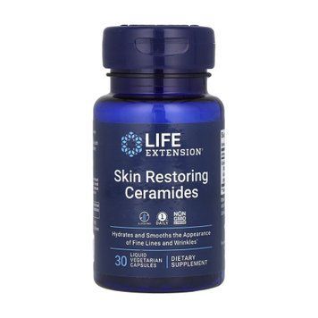Фітокераміди для відновлення шкіри Life Extension Skin Restoring Ceramides - 30 рідких рослинних капсул 2022-10-1947 фото