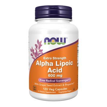 Альфа-ліпоєва кислота Now Foods Alpha Lipoic Acid 600mg - 120 капсул 2023-10-5841 фото