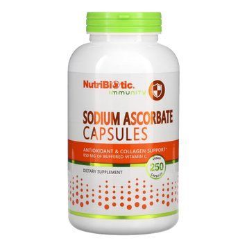 Аскорбат натрію Nutribiotic Sodium Ascorbate - 250 капсул 2022-10-1727 фото