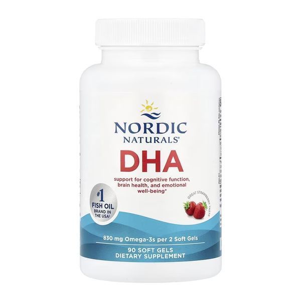 ДГК (DHA) з риб'ячого жиру Nordic Naturals DHA - 90 м'яких капсул 2023-10-5965 фото