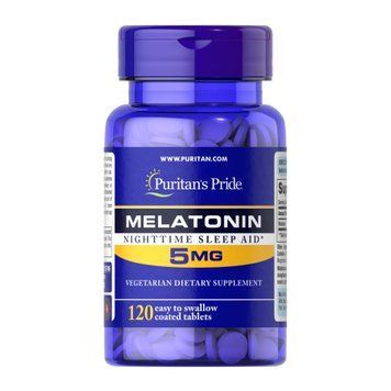 Мелатонін Puritans Pride Melatonin 5mg - 120 таблеток 2023-10-2178 фото