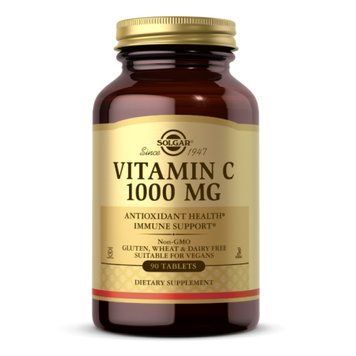 Вітамін C Solgar Vitamin C 1000mg - 90 таблеток 2022-10-1548 фото