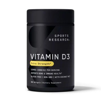 Вітамін D3 Sport Research Vitamin D3 5000IU - 360 м'яких капсул 2023-10-4401 фото