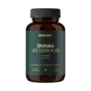 Екстракт гриба шиїтаке Mind Shi Shiitake Mushroom 1000 mg - 60 рослинних капсул 2023-10-3328 фото