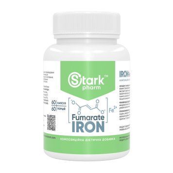 Фумарат заліза Stark Pharm Iron Fumarate 50mg - 60 капсул 2023-10-2671 фото