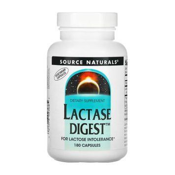 Фермент лактаза Source Naturals Lactase Digest 30mg - 180 капсул 2023-10-4332 фото