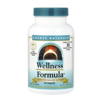 Оздоровчий комплекс Source Naturals Wellness Formula&reg; - 90 таблеток 2023-10-6601 фото