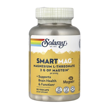 Треонат магнію SmartMag Solaray Magnesium L-Threonite - 90 вег-капсул 2024-11-1035 фото