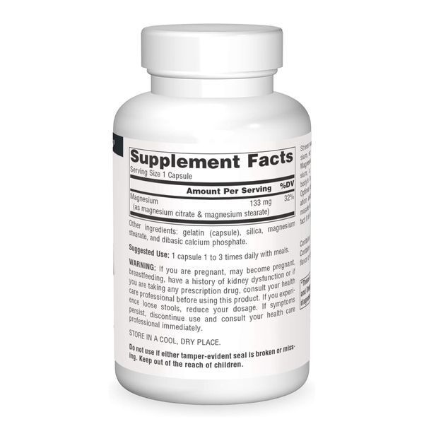 Цитрат магнію Source Naturals Magnesium Citrate 133mg - 90 капсул 2022-10-1451 фото