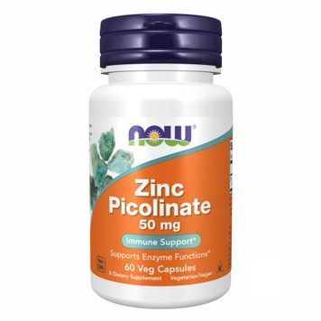 Піколінат цинку Now Foods Zinc Picolinate 50 mg - 60 рослинних капсул 2022-10-0047 фото