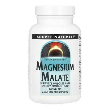 Малат магнію Source Naturals Magnesium Malate 3750 mg - 90 таблеток 2023-10-2677 фото