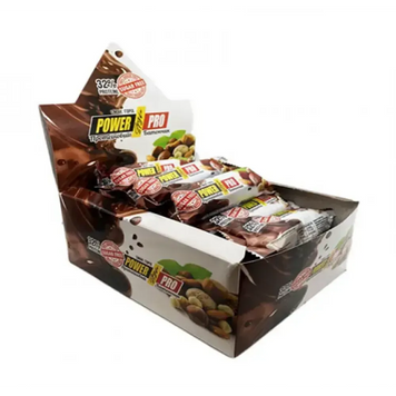 Протеїнові батончики Power Pro Protein Bar 36% - 20x60g Горіхи без цукру 2022-09-0188 фото