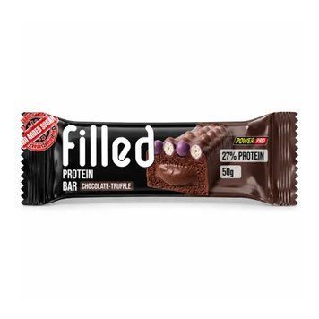 Протеїновий батончик з начинкою Шоколадний Трюфель Power Pro Filled Bar 27% - 10x50 г 2024-11-1323 фото