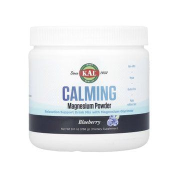 Магній KAL CALMING Magnesium Powder - 256g Blueberry 2023-10-7028 фото