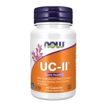 Колаген II типу UC-II 40 мг Now Foods UC-II&reg; Type II Collagen 40mg - 60 вег-капсул 2023-10-2217 фото