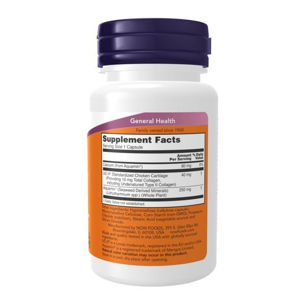 Колаген II типу UC-II 40 мг Now Foods UC-II&reg; Type II Collagen 40mg - 60 вег-капсул 2023-10-2217 фото