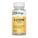 Л-Лізин вільна форма Solaray L-Lysine Free Form 1000mg - 90 таблеток 2023-10-3006 фото 1