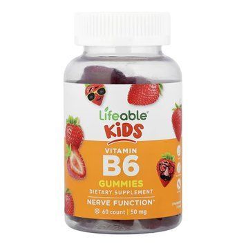 Дитячий вітамін B6 у желейках Lifeable Vitamin B6 Kids - 60 желейок 2023-10-7261 фото