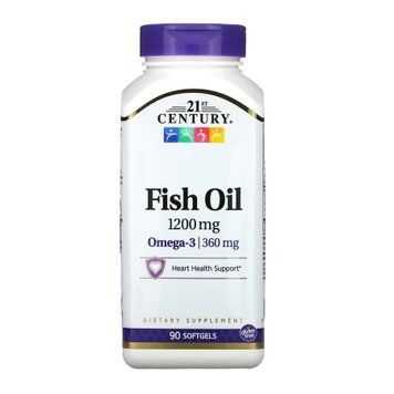 Риб'ячий жир 21st Century Fish Oil 1200 mg - 90 м'яких капсул 2023-10-7131 фото