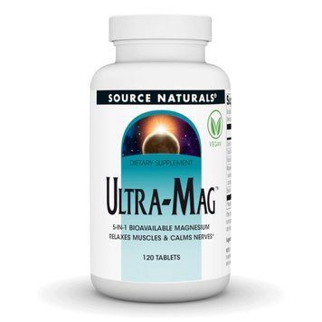 Магній Source Naturals Ultra-Mag Magnesium Complex - 120 tabs 2022-10-1304 фото