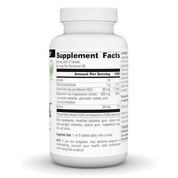 Магній Source Naturals Ultra-Mag Magnesium Complex - 120 tabs 2022-10-1304 фото